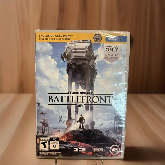 Star Wars Battlefront PC Digital Download New Sealed Walmart Exclusive + Disc - Picture 1 of 6